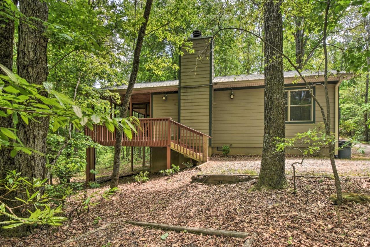 The Honeybee Cabin With Private Porch And Hot Tub Clarkesville Exterior foto